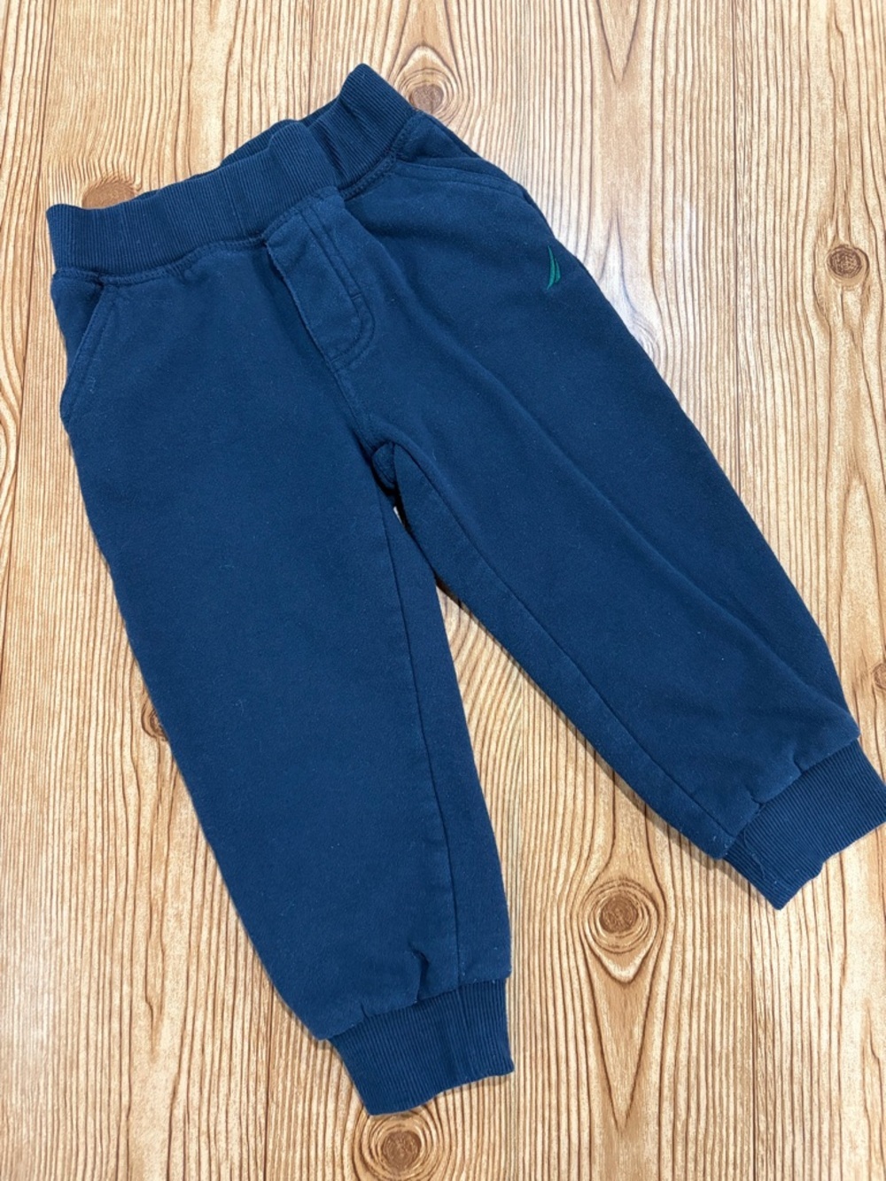 4/$20 Nautica Navy Blue Kids Sweatpants with Contrast Logo